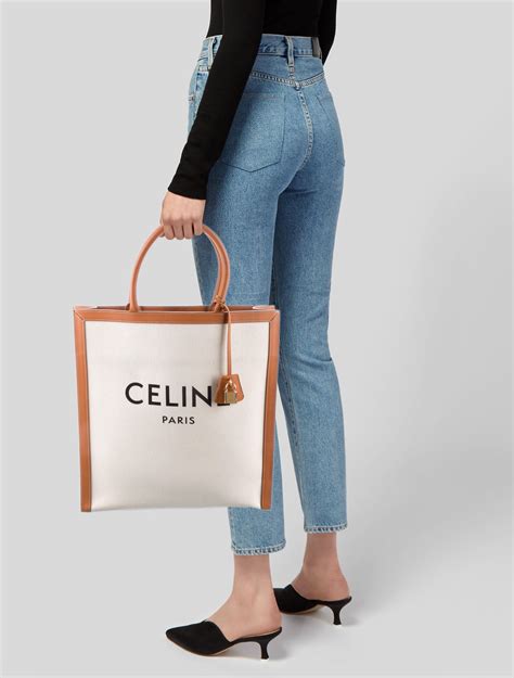 celine canvas tote bag price|celine vertical cabas tote.